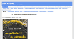 Desktop Screenshot of boje-maassen.de