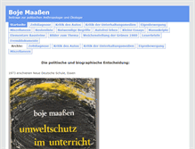 Tablet Screenshot of boje-maassen.de